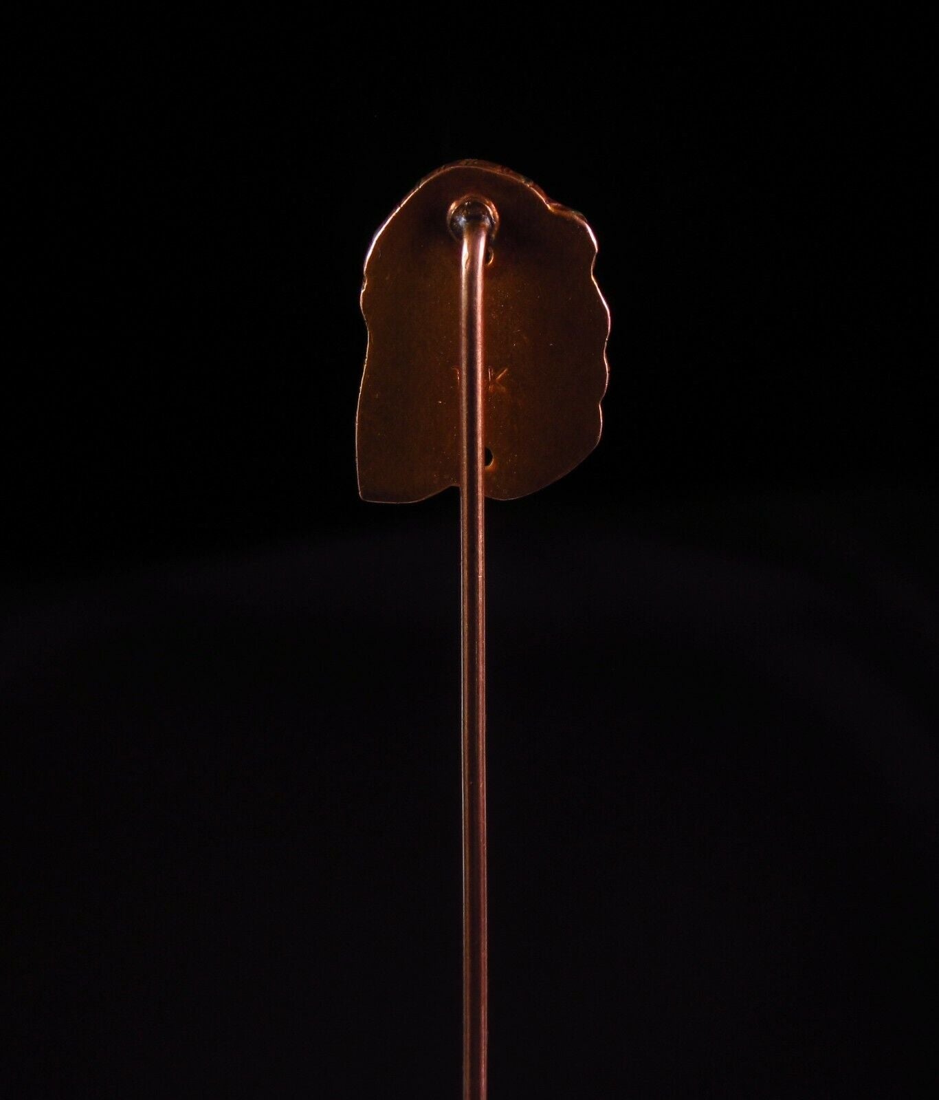 Antique 14K Gold Art Nouveau Polychrome Enamel Arab Man Sheik Stick Pin